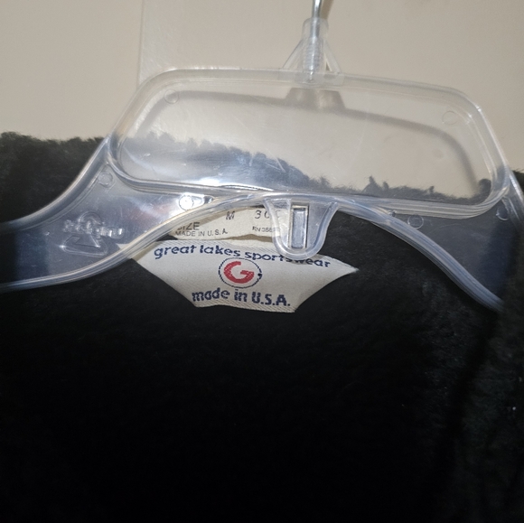 Men's Vintage Great Lakes Fleece Bomber Jacket - Picture 3 of 5